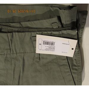 A New Day olive green pants new size 0 slit pockets